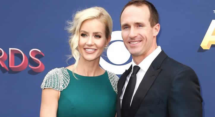 Brittany Brees with her husband Drew Brees