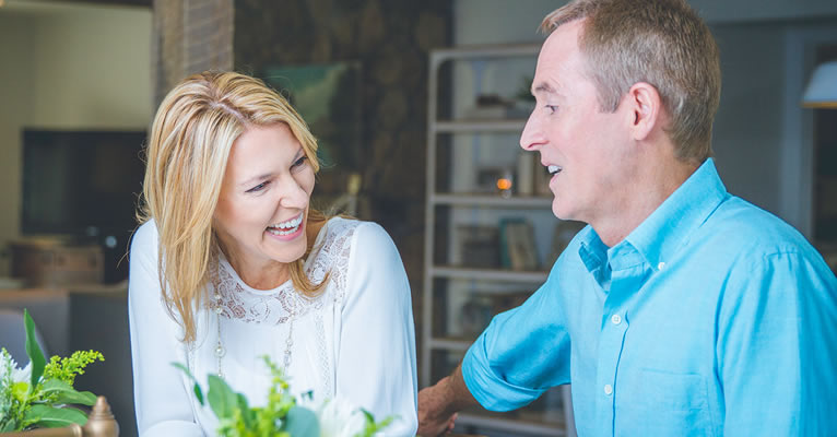 Andy Stanley with his wife Sandra Stanley