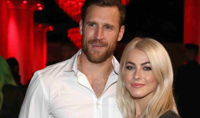 Actress and singer, Julianne Hough with her husband Brooks Laich