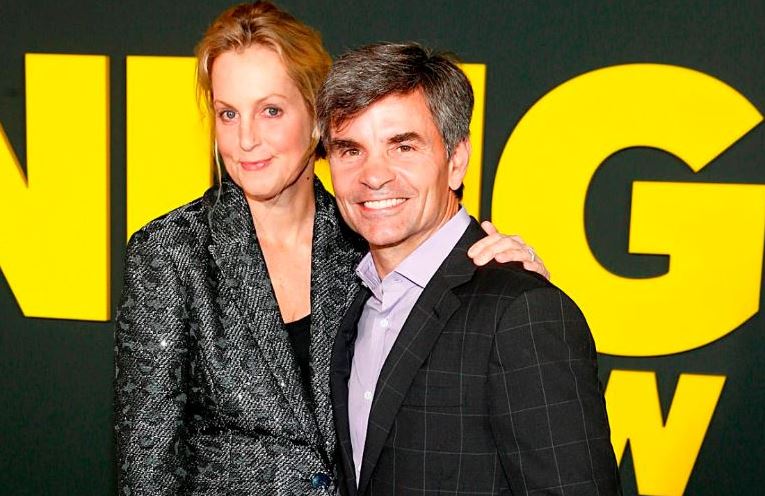 George Stephanopoulos with his wife Ali Wentworth at an event