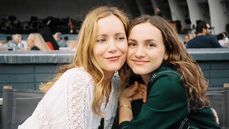 Maude Apatow and her mother