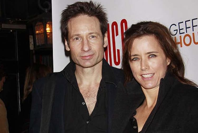 David Duchovny and his ex- wife Tea