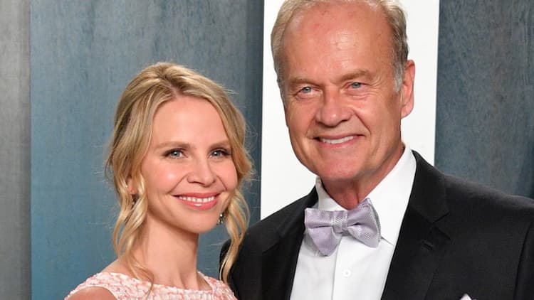 Kelsey Grammer and his wife 