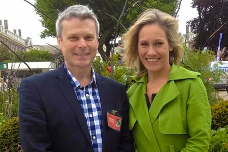 Sophie Raworth and her husband Richard Winter