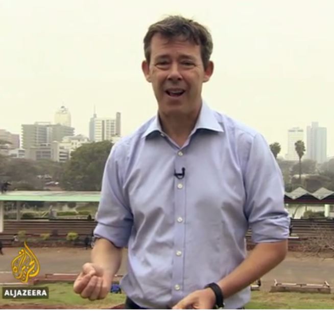Barnaby Phillips the Al Jazeera journalist