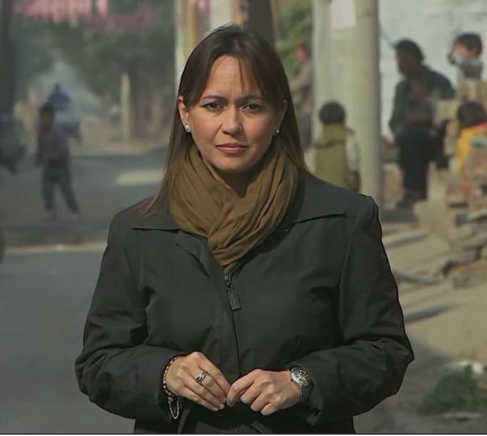 Marga Ortig the Aljazeera journalist
