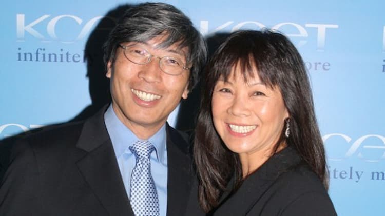 Patrick Soon-Shiong and his wife Michele B. Chan
