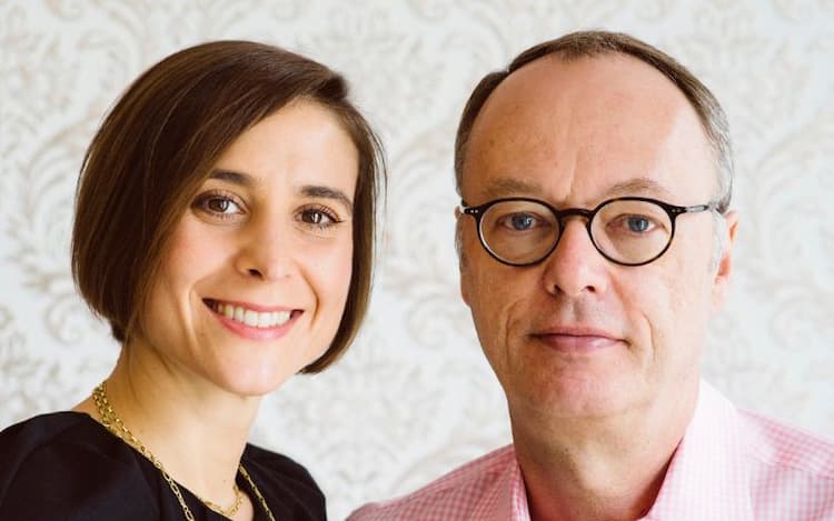 Christopher Kimball and his wife Melissa Lee Baldino