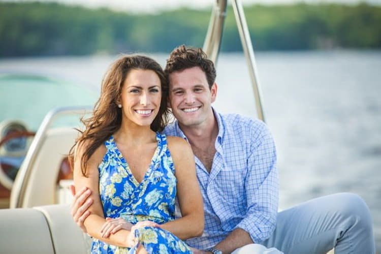 Alyssa Farah and her husband Justin Griffin 