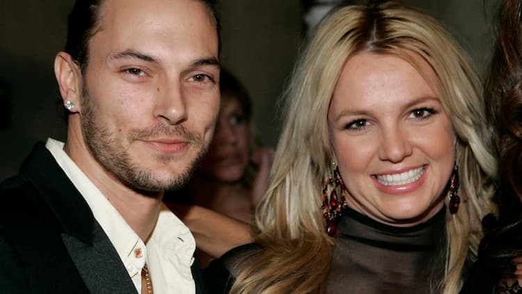 Kevin Federline and his e wife Britney Spears