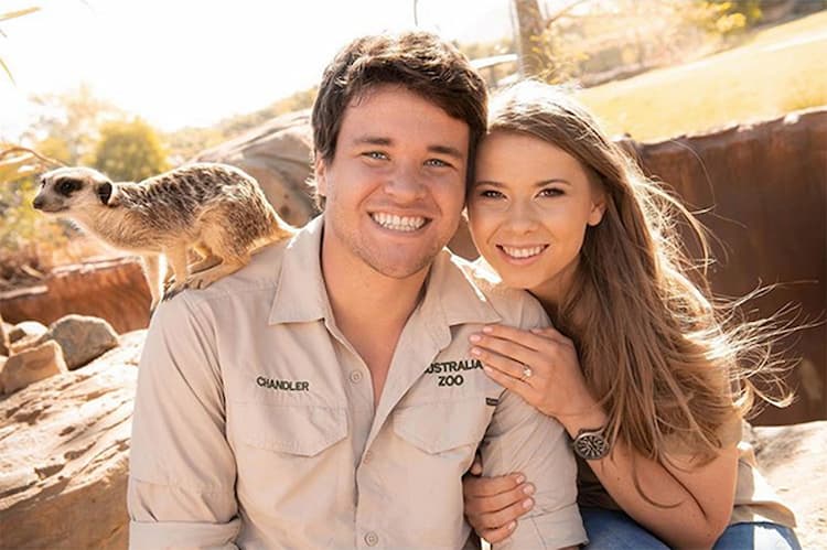 Bindi Irwin and her husband Chandler Powell