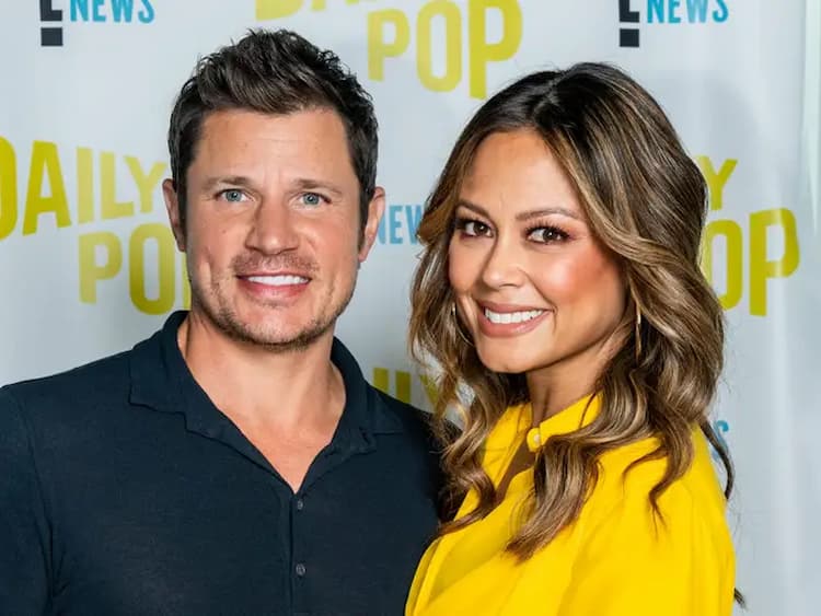 Nick Lachey and his wife Vanessa Lachey 