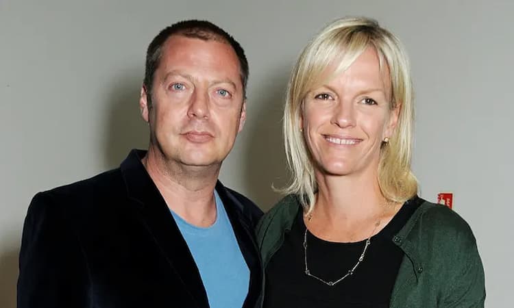 Matthew Freud with his ex wife Elisabeth Murdoch