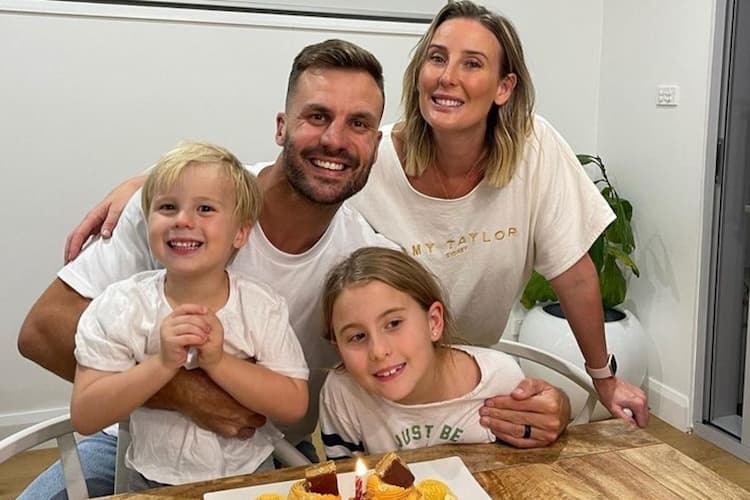 Beau Ryan and his family Photo