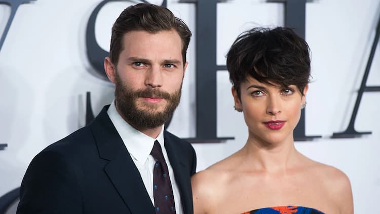 Amelia Warner and her husband Jamie Dornan Photo