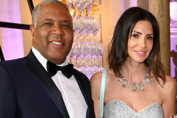 Hope Dworaczyk Smith and her husband Robert F. Smith 