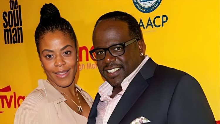 Cedric the Entertainer together with his wife Lorna Wells