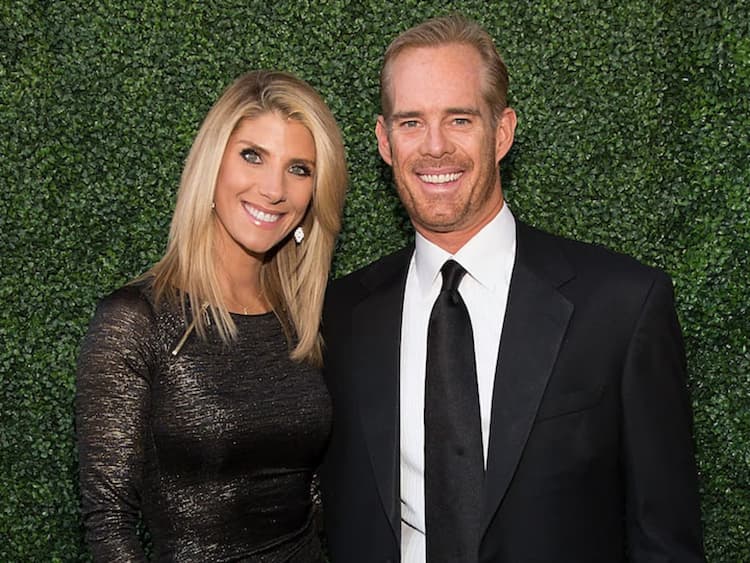 Joe Buck together with his wife  Michelle Beisner