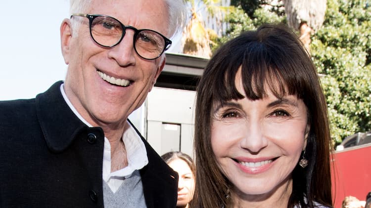 Mary Steenburgen together with her husband Ted Danson