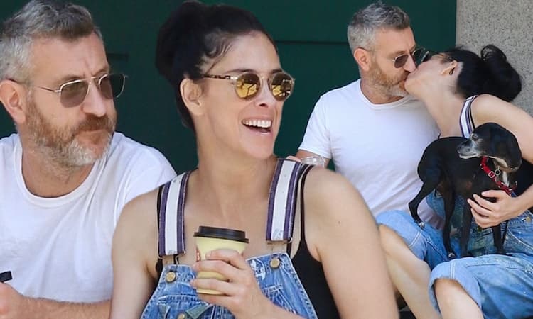 Sarah Silverman together with her partner comedian, comedy writer and television producer Rory Albanese