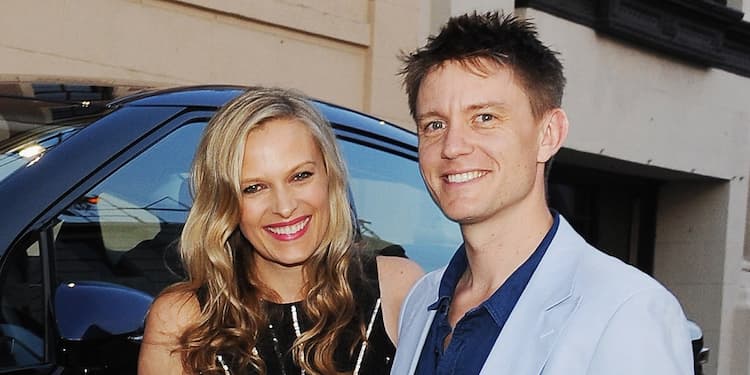 Vinessa Shaw together with her husband Kristopher Gifford