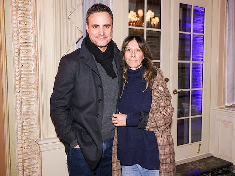 Dominic Fumusa together with his wife Ilana Levine