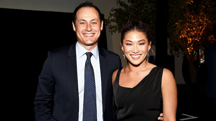 Jenna Ushkowitz together with David Stanley 