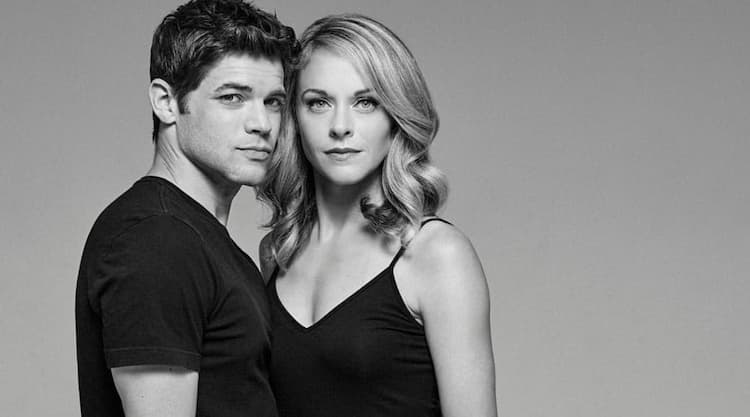 Jeremy Jordan together with his wife Ashley Spencer