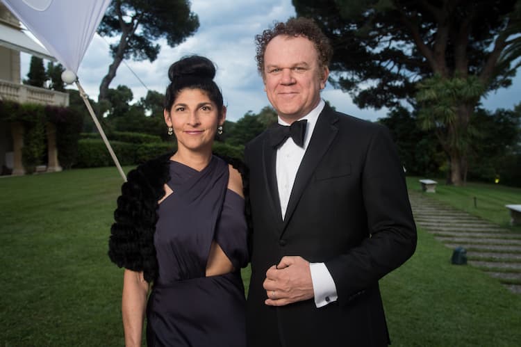 John C. Reilly together with his wife Alison Dickey