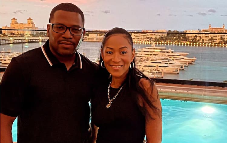 Mekhi Phifer together with his wife Reshelet Barnes 