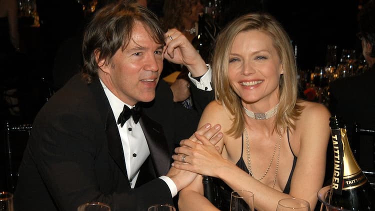 Michelle Pfeiffer together with her husband David E. Kelley