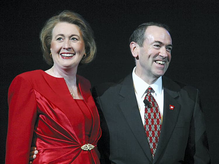 Mike Huckabee together with his wife Janet Huckabee