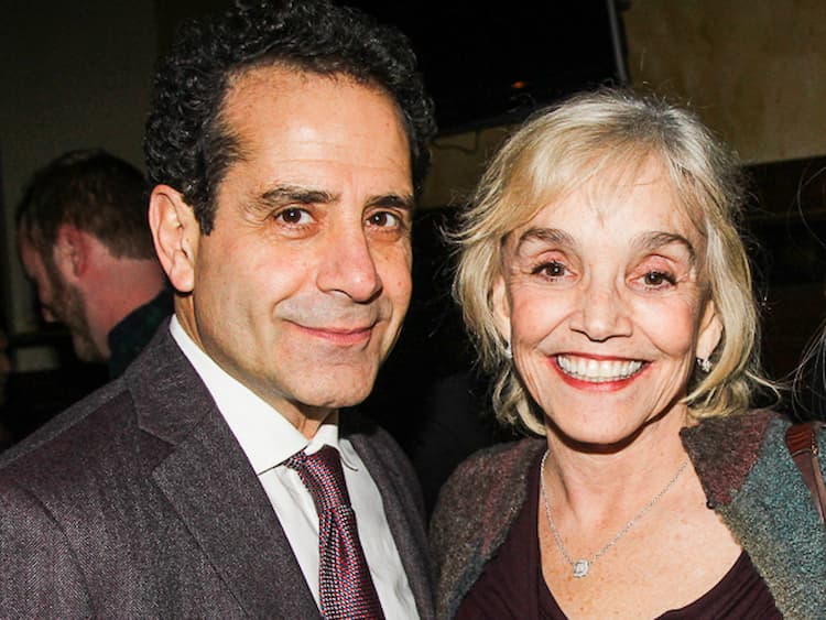 Tony Shalhoub together with his wife Brooke Adams