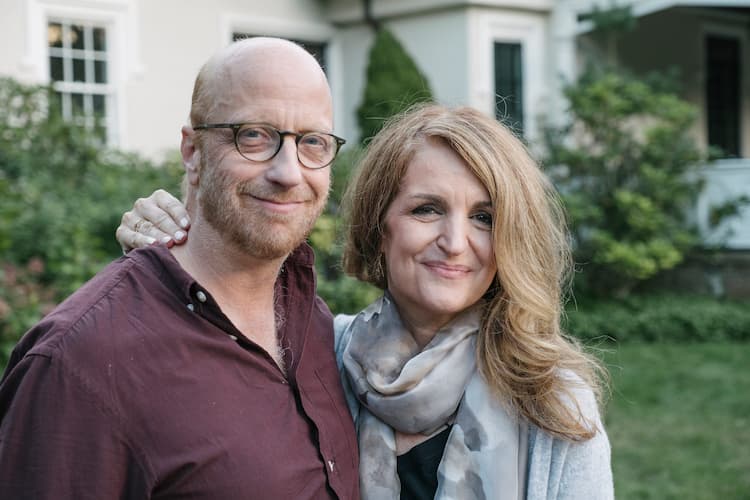 Chris Elliott together with his wife Paula Niedert Elliott 