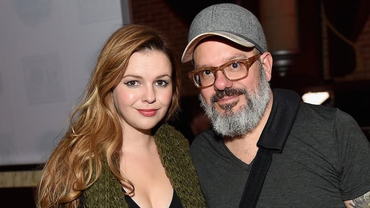 David Cross together with his wife Amber Tamblyn