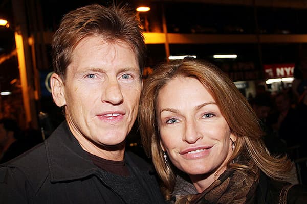 Denis Leary together with his wife Ann Leary 