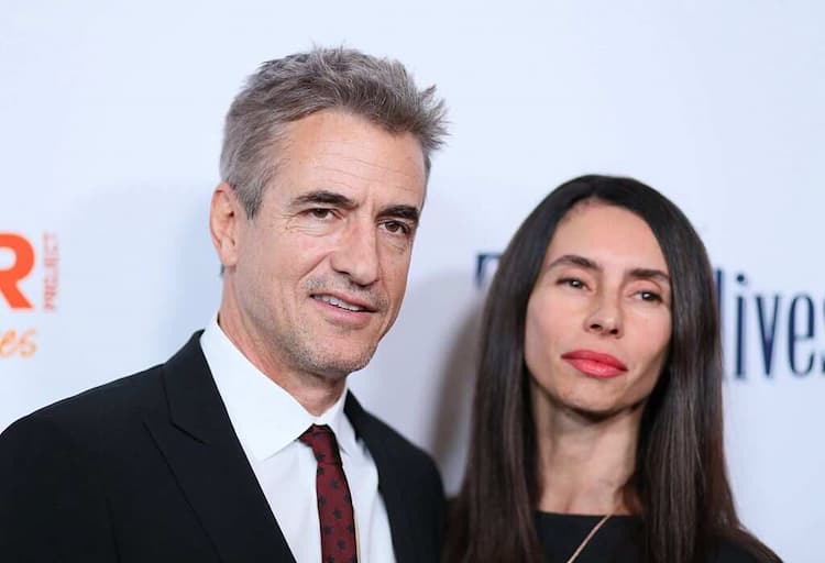 Dermot Mulroney together with his wife Tharita Cesaroni 