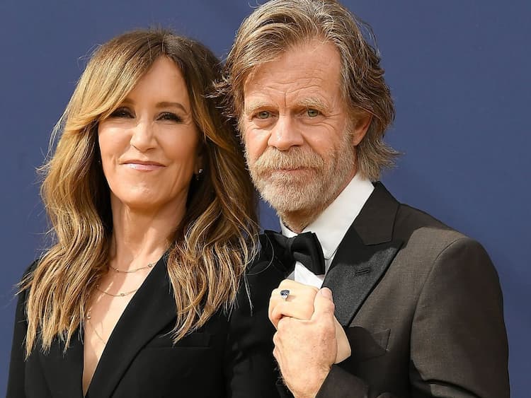 Felicity Huffman together with her husband William H. Macy 