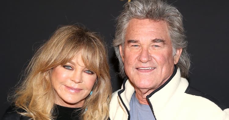 Goldie Hawn together with her partner Kurt Russell