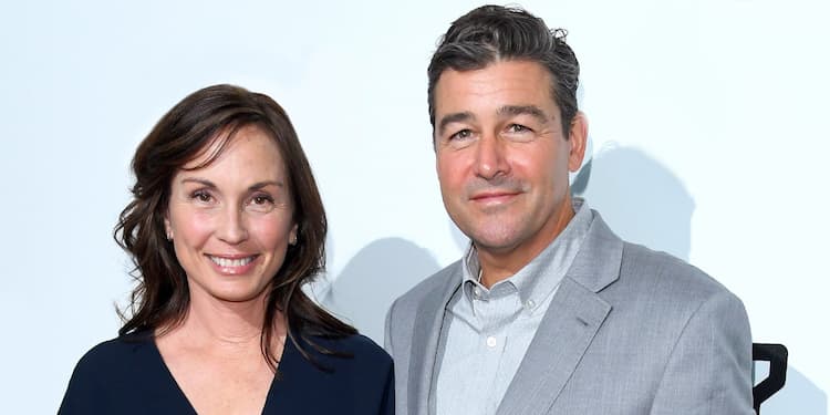 Kyle Chandler together with his wife Kathryn Chandler 