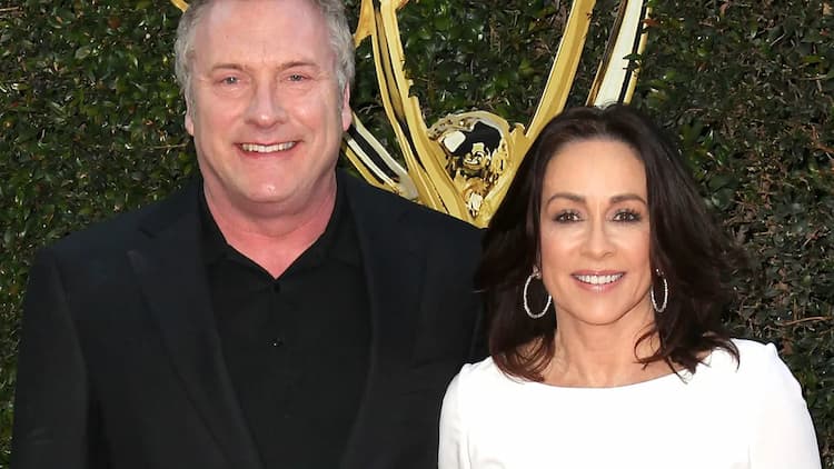 Patricia Heaton together with her husband David Hunt