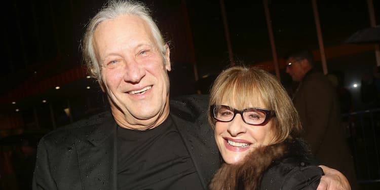 Patti LuPone together with her husband Matthew Johnston