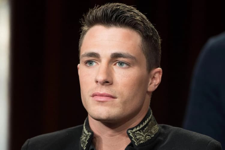 Colton Haynes together with his wife Jeff Leatham 