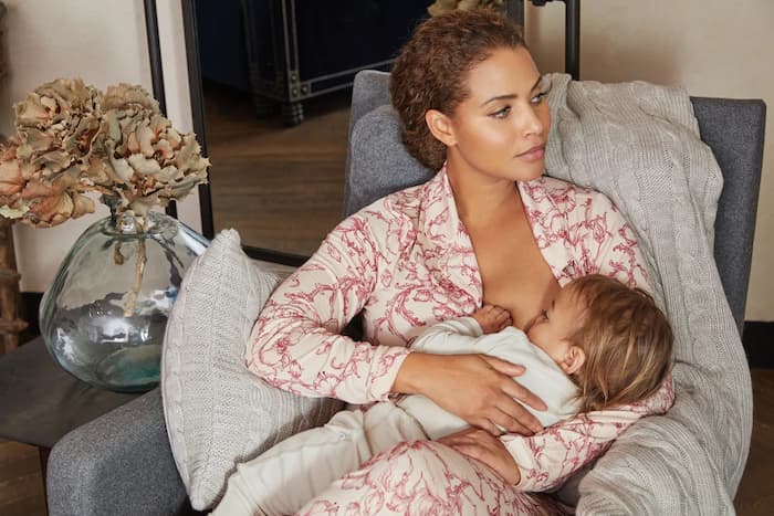 Denise Vasi with her son 