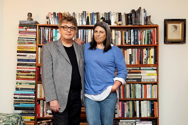 Jean Hanff Korelitz together with her husband Paul Muldoon