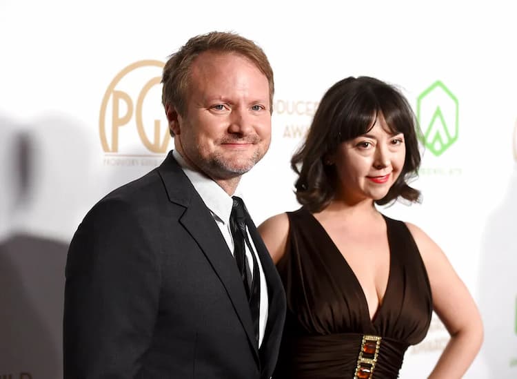 Karina Longworth together with her husband Rian Johnson