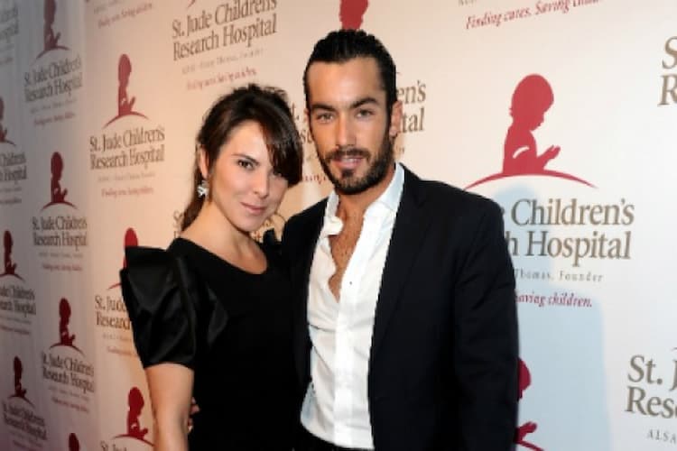 Kate del Castillo with her ex  husband Aarón Díaz