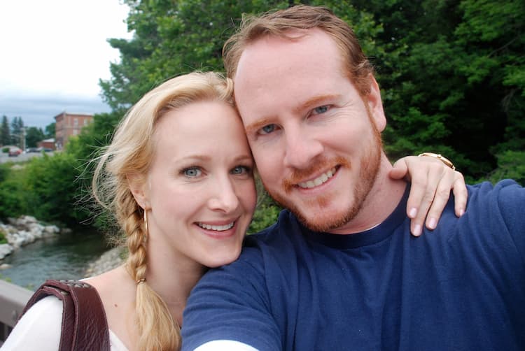 Katie Finneran together with her husband Darren Goldstein