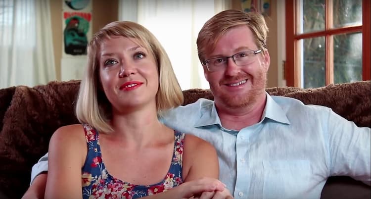 Kurt Braunohler together with his wife Lauren Cook