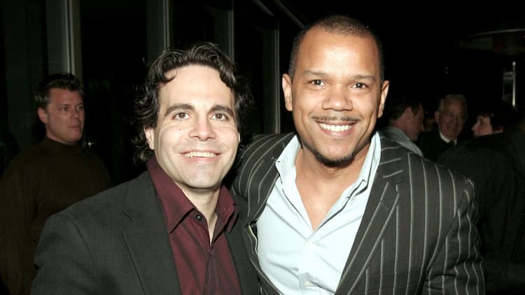 Mario Cantone together with his partner Jerry Dixon